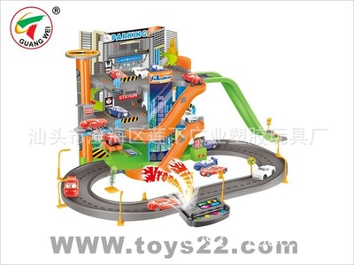 批發(fā)DIY益智玩具 P2688D軌道停車(chē)場(chǎng) 激發(fā)創(chuàng)造力與無(wú)限樂(lè)趣